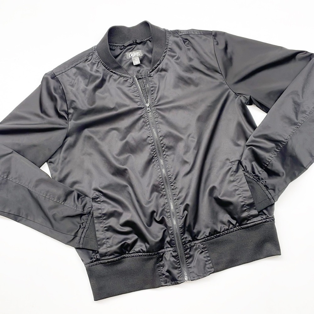 City Streets zip up bomber jacket